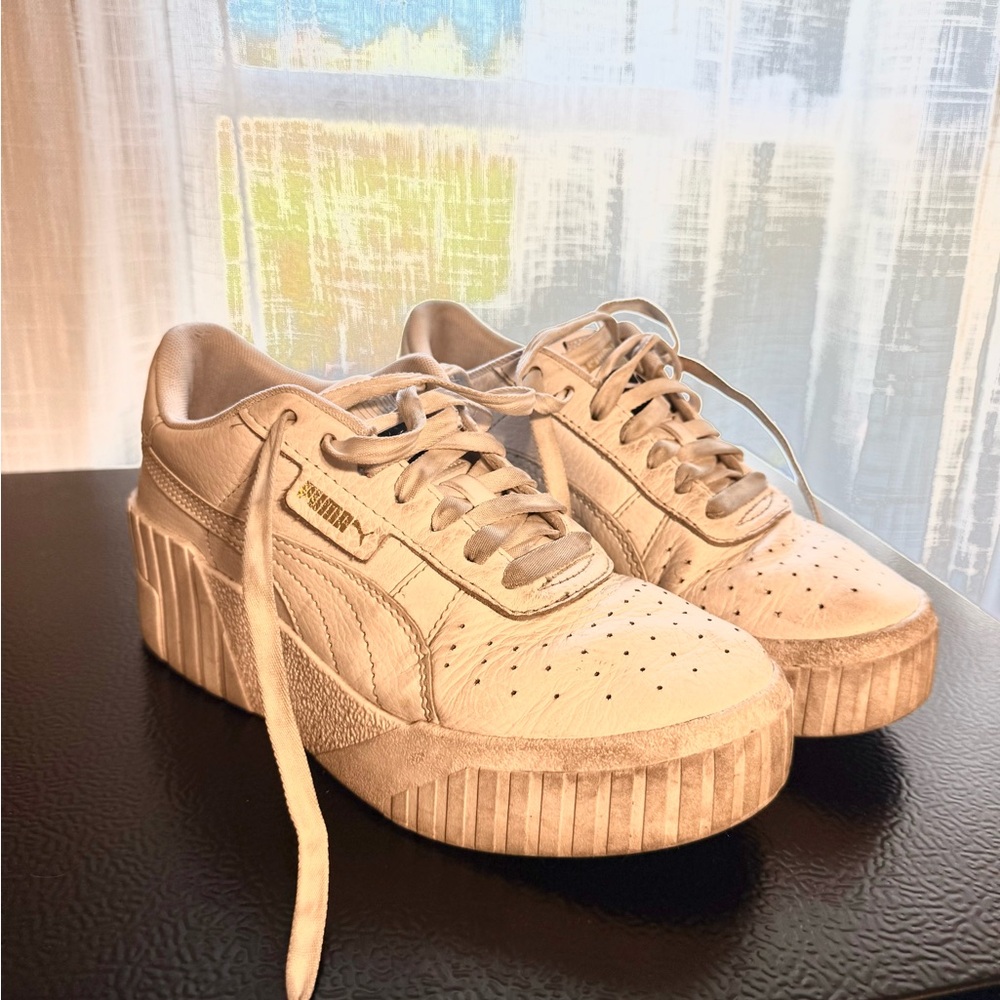 Puma Women's White Platform Sneakers